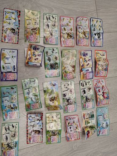 Вкладыши киндер много продано.