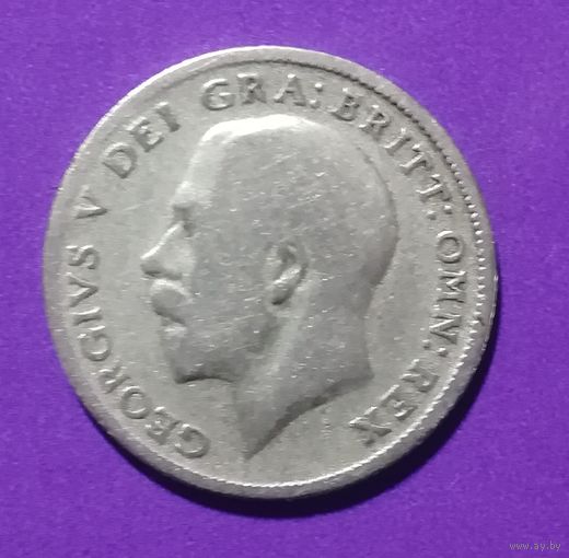 6 пенсов 1922г ГеоргV