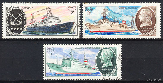 1980 СССР. Советские научно-исследовательские суда