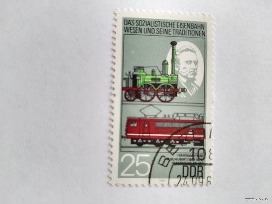 ГДР    1985 паровоз