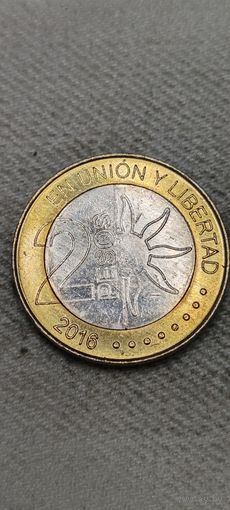 Аргентина 2 песо 2016