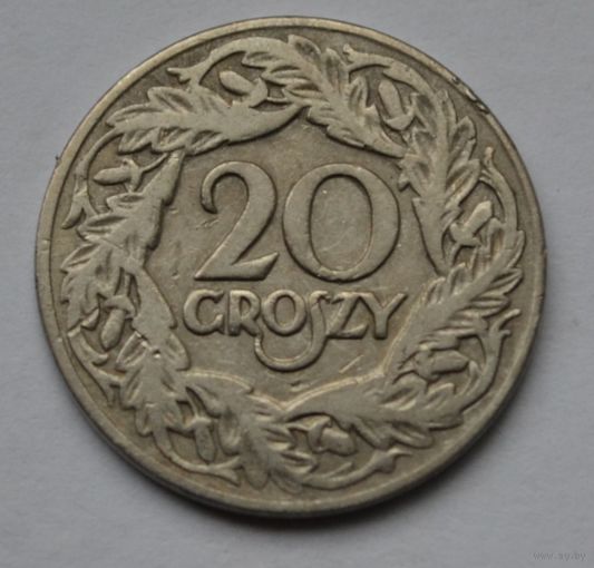 Польша, 20 грошей 1923 г.
