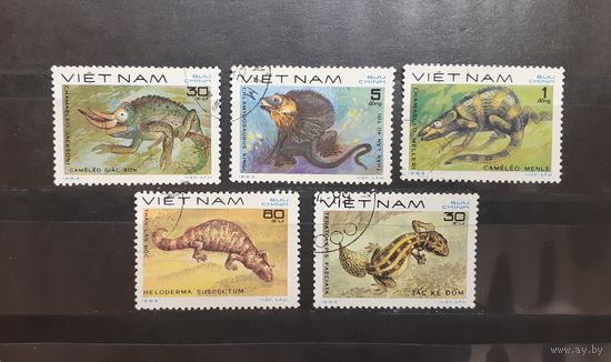 Вьетнам. 1983 год. Фауна. Рептилии. Хамелеоны (132)