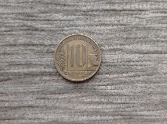 Werty71 Аргентина 10 сентаво 1944