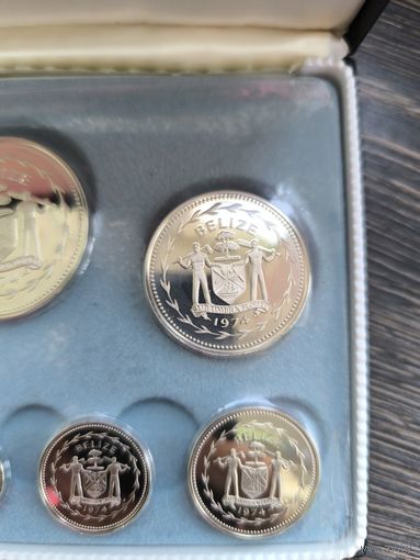 Белиз 1974 г пруф сет