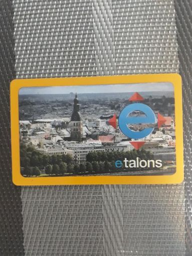 Талон на проезд г. Рига