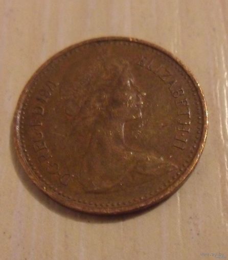 1/2 нового пенни Великобритания 1971 г.в.