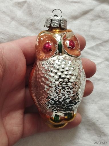 Ёлочная игрушка сова