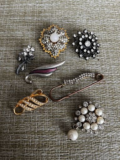 Советские винтажные брошки, броши