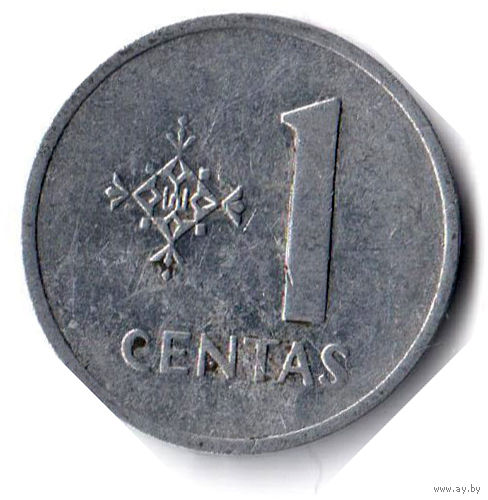 Литва. 1 цент. 1991 г.