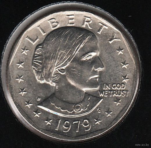 1 доллар США 1979 год Сьюзен Б. Энтони двор D _состояние aUNC/UNC
