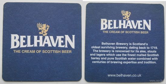 Подставка под пиво Belhaven .