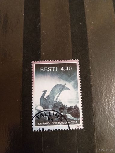 2003 Эстония ладья парусник флот (5-10)