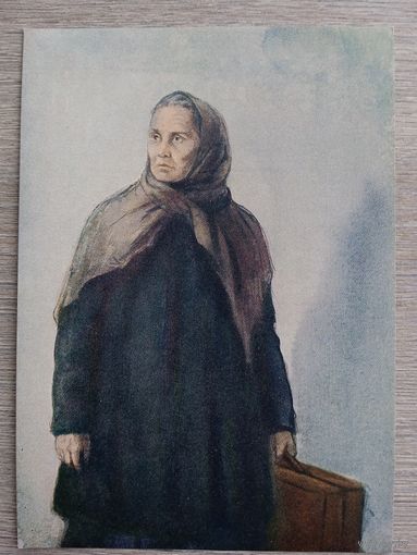 1957. Кукрыниксы. Ниловна. "Мать" Горького