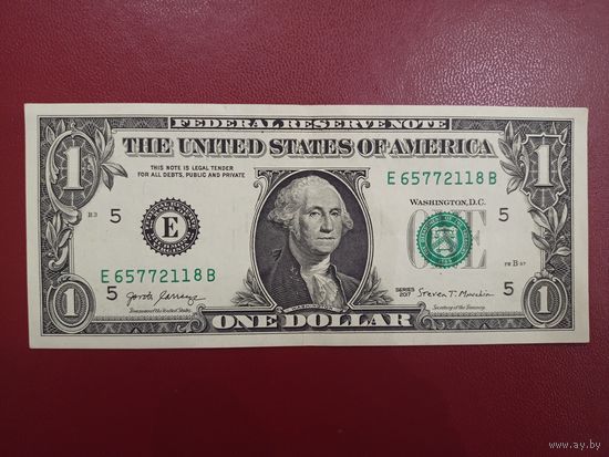 1 доллар США 2017 года, Е(RICHMOND)