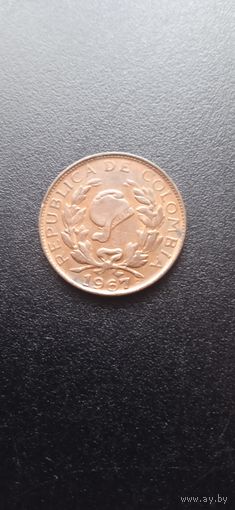 Колумбия 1 сентаво 1967 г.