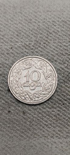 Польша 10 грош 1923