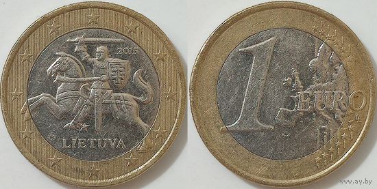 Литва 1 евро 2015г. 01.048