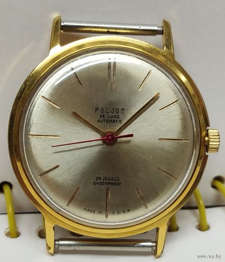 Часы "Poljot de luxe" автоподзавод,Золочение Au-20,достойное коллекционное состояние,За вашу цену!