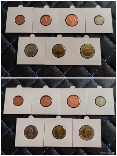 Распродажа !!! Тристан-да-Кунья 7 монет (1/2, 1, 2, 5, 10, 20, 25 пенсов) 2008 г. UNC