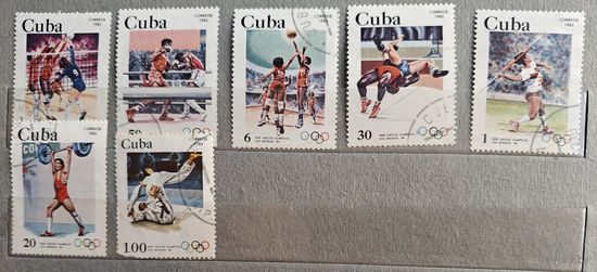 РАСПРОДАЖА КОЛЛЕКЦИИ. Куба. марки "спорт. 23-е Олимпийские игры Лос -Анжелес 1984"