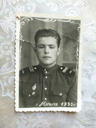 Черно-белое фото " Солдат "\3