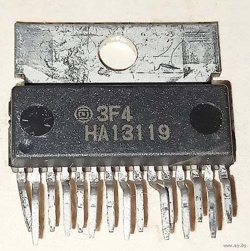 HA13119. Усилитель низкой частоты 2x5.5Вт. УНЧ. 13,2В. 4 Ом