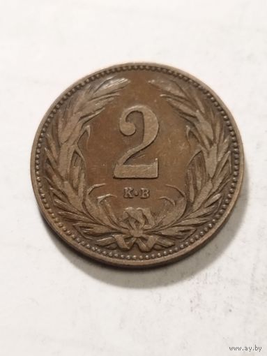 Венгрия 2 геллера 1905