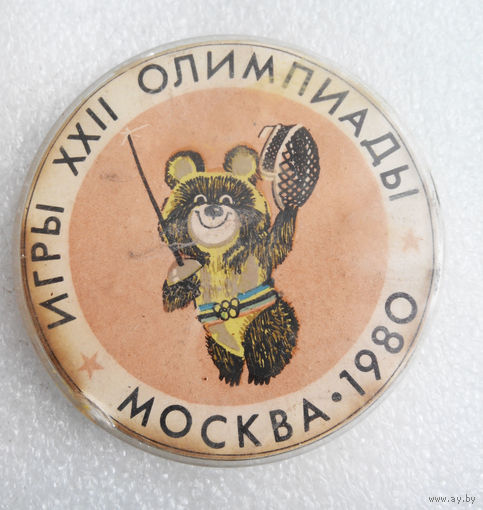 Фехтование. Олимпийский Мишка. Игры 22-й Олимпиады. Москва 1980 год #0513-SP12