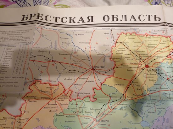 Карта Брестской области\7