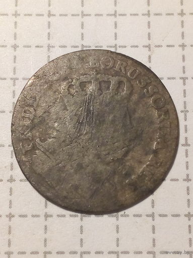 6 грошей Пруссия 1757 год год засекретили