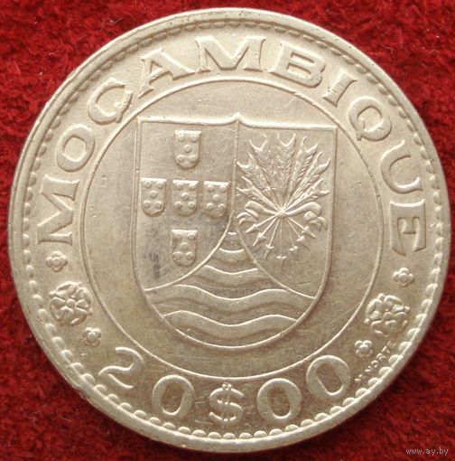 20 эскудо 1971 Мозамбик