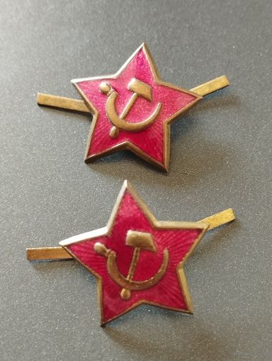 Звёздочка  на пилотку ВС СССР, обр. 1955 г.
