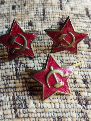Звёздочка  на пилотку ВС СССР, обр. 1955 г.