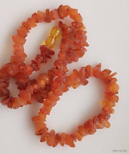 Бусы СССР янтарь