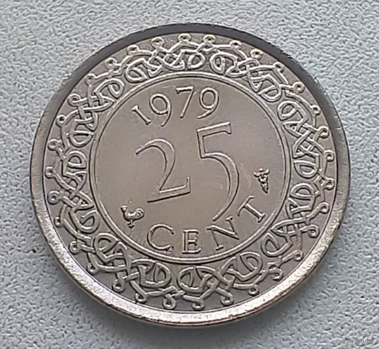 Суринам 25 центов 1979  3-15-57