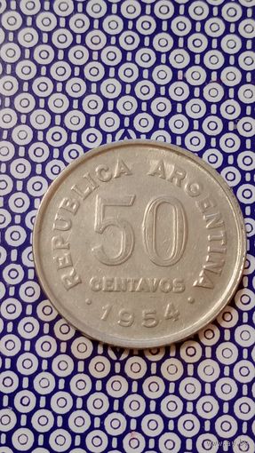 Аргентина 50 сентаво 1954