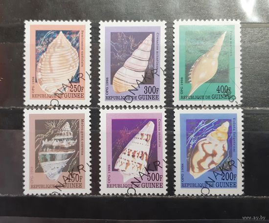 Республика Гвинея. 1998 год. Фауна. Ракушки (1271)