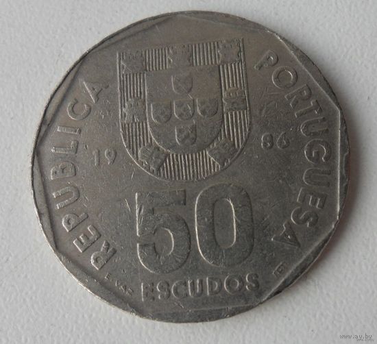 50 эскудо Португалия 1986 г.в.