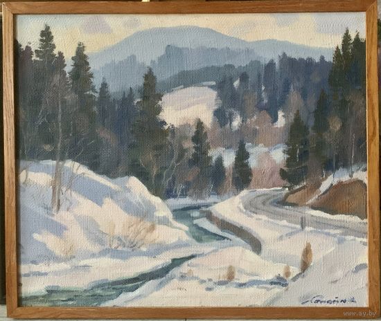 Пейзаж худ Сапатюк Михаил Михайлович ( 1925-2000 )