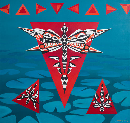 Картина маслом "Формула полета"