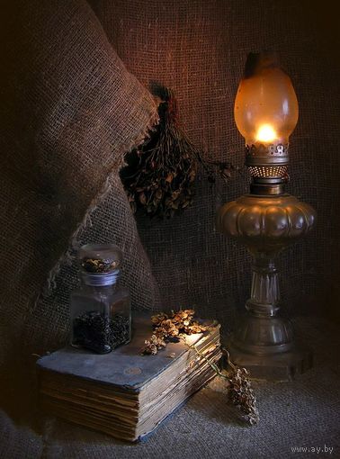 Керосиновая лампа стеклозавода "ОКТЯБРЬ" (БССР)