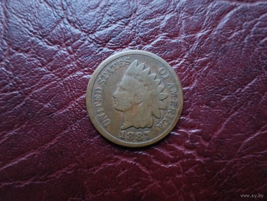 1 цент США 1887 г.