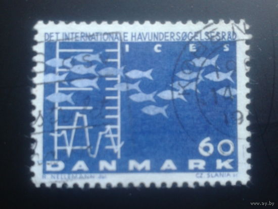 Дания 1964 косяк рыбы