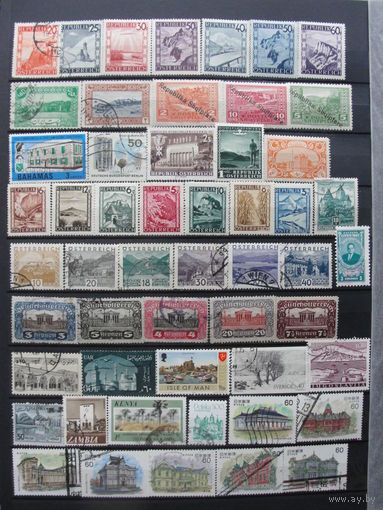 Продажа коллекции с 1 рубля! Культура и искусство на почтовых марках мира.