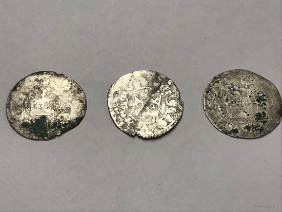 Пражский грош 3шт. Король Вацлав IV (1378 - 1419)