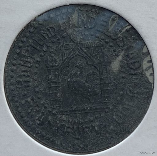Германия 10 пфеннигов 1917 г. Франкфурт-на-Одере (Frankfurt an der Oder). Нотгельд. В холдере