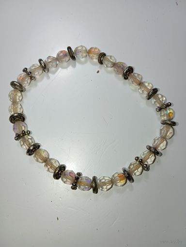 Браслет  стекло .