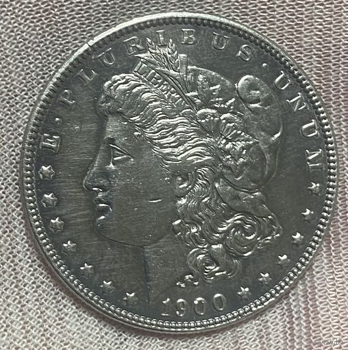 Монета 1 доллар 1900 год. США. Доллар Моргана.
