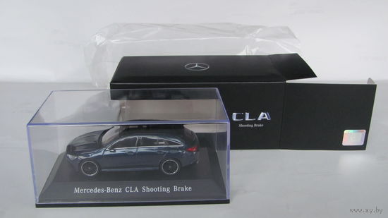 Mercedes-Benz CLA Shooting Brake (X118), 2019, синий, SPARK MINIMAX